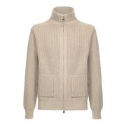 Dell'oglio Beige Cardigan Sweater Aw24 Beige, Herr