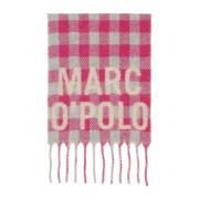 Marc O'Polo Rutigt logoscarf Multicolor, Dam