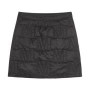 Marc O'Polo Vadderad minikjol normal Black, Dam