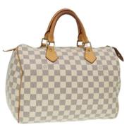 Louis Vuitton Vintage Pre-owned Tyg handvskor White, Dam