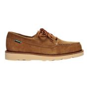 Sebago Beige Camel Askoofield Mockaskor Brown, Herr