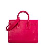 Yves Saint Laurent Vintage Pre-owned Laeder handvskor Pink, Dam