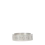 Maison Margiela Numeriskt Logobandring Silver Gray, Dam