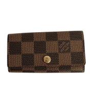 Louis Vuitton Vintage Pre-owned Tyg nyckelhllare Brown, Dam