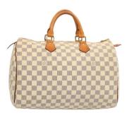 Louis Vuitton Vintage Pre-owned Canvas handvskor White, Dam