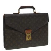 Louis Vuitton Vintage Pre-owned Canvas louis-vuitton-vskor Brown, Dam