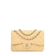 Chanel Vintage Pre-owned Laeder chanel-vskor Beige, Dam