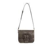 Barbara Bui Lyxig Grå Crossbody Väska Montpellier Brown, Dam