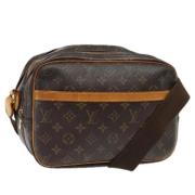 Louis Vuitton Vintage Pre-owned Canvas axelremsvskor Brown, Dam