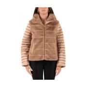 Luckylu Dam Blouson Jacka Brown, Dam