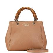 Gucci Vintage Pre-owned Laeder handvskor Beige, Dam