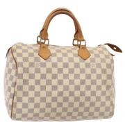 Louis Vuitton Vintage Pre-owned Canvas handvskor Beige, Dam