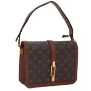 Louis Vuitton Vintage Pre-owned Canvas axelremsvskor Brown, Dam