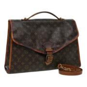 Louis Vuitton Vintage Pre-owned Canvas louis-vuitton-vskor Brown, Dam