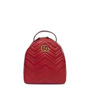 Gucci Vintage Pre-owned Laeder ryggsckar Red, Dam