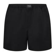 Coperni Svarta Elastiska Midjeshorts Regular Fit Black, Dam