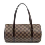 Louis Vuitton Vintage Pre-owned Canvas handvskor Brown, Dam