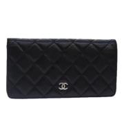 Chanel Vintage Pre-owned Laeder plnbcker Black, Dam