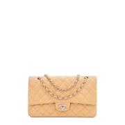 Chanel Vintage Pre-owned Laeder chanel-vskor Beige, Dam