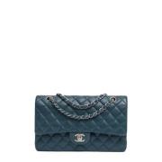 Chanel Vintage Pre-owned Laeder chanel-vskor Blue, Dam