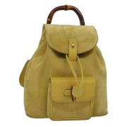 Gucci Vintage Pre-owned Mocka gucci-vskor Yellow, Dam