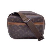 Louis Vuitton Vintage Pre-owned Laeder crossbodyvskor Brown, Dam