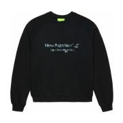 New Amsterdam Surf Association Aquarelle Logo Sweatshirt Svart Bomull ...