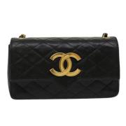 Chanel Vintage Pre-owned Laeder chanel-vskor Black, Dam