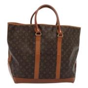 Louis Vuitton Vintage Pre-owned Canvas axelremsvskor Brown, Dam