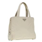 Prada Vintage Pre-owned Laeder handvskor Beige, Dam