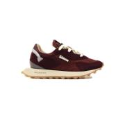 RUN OF Bordeaux Sneakers Red, Dam