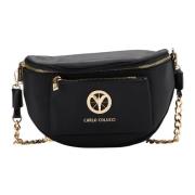 Carlo Colucci Shoulder Bags Black, Unisex