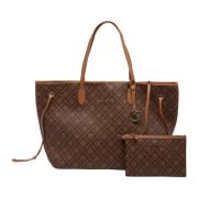 Carlo Colucci Stilren Shopper Väska Brown, Dam