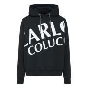 Carlo Colucci Davoodi Oversized Hoodie Black, Herr