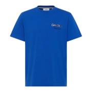 Carlo Colucci Hummer Twist T-shirt Blue, Herr