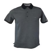 Carlo Colucci Supima Cotton Caravita Polo Shirt Black, Herr