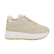 Voile Blanche Beige Aktiva Sneakers för Kvinnor Beige, Dam