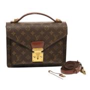 Louis Vuitton Vintage Pre-owned Canvas louis-vuitton-vskor Brown, Dam