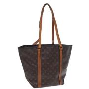 Louis Vuitton Vintage Pre-owned Canvas louis-vuitton-vskor Brown, Dam