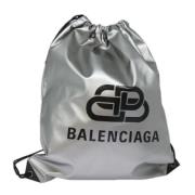 Balenciaga Vintage Pre-owned Nylon ryggsckar Gray, Dam