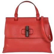 Gucci Vintage Pre-owned Laeder gucci-vskor Red, Dam