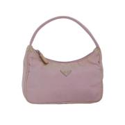 Prada Vintage Pre-owned Nylon prada-vskor Pink, Dam