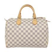 Louis Vuitton Vintage Pre-owned Canvas louis-vuitton-vskor White, Dam