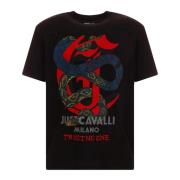 Just Cavalli T-shirts och Polos Black, Herr