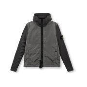 Stone Island Metallisk Vinterjacka med PrimaLoft-TC Gray, Herr