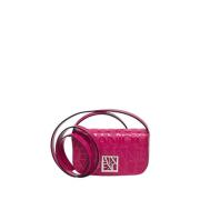 Armani Exchange Fuchsia Axelväska Elegant Sofistikerad Pink, Dam