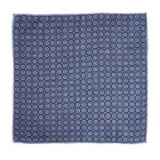 Brunello Cucinelli Geometriskt Mönster Blått Sidenscarf Blue, Herr