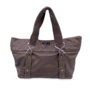 Chanel Vintage Pre-owned Laeder totevskor Brown, Dam