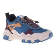 Baldinini Trainers in blue eco-leather Multicolor, Dam