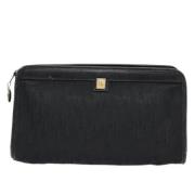 Dior Vintage Pre-owned Canvas kuvertvskor Black, Dam